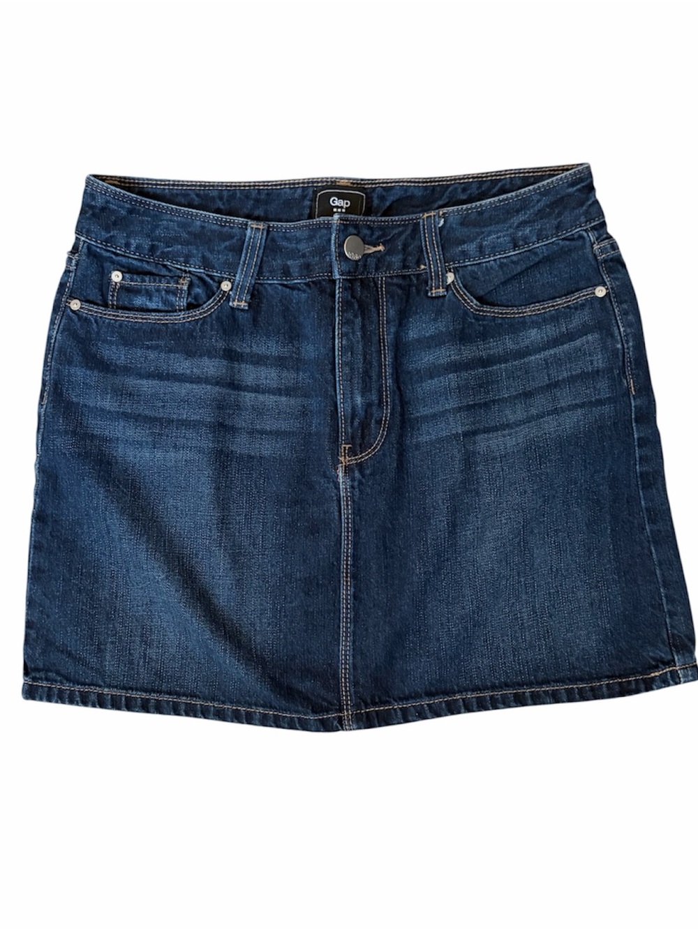 GAP Dark Blue Denim Mini Skirt Size 2
